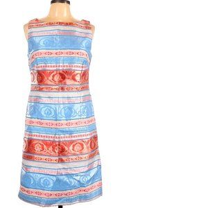 NWoT CHETTA B multicolor striped brocade dress (12)